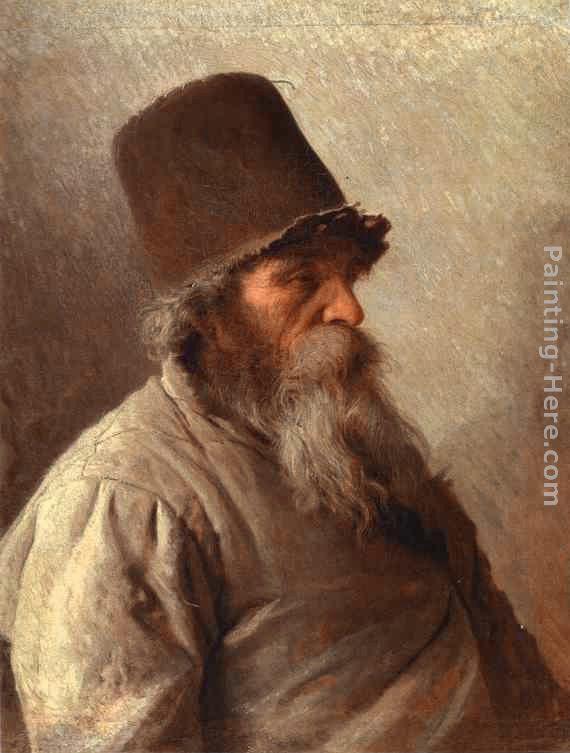 Ivan Nikolaevich Kramskoy Village Elder